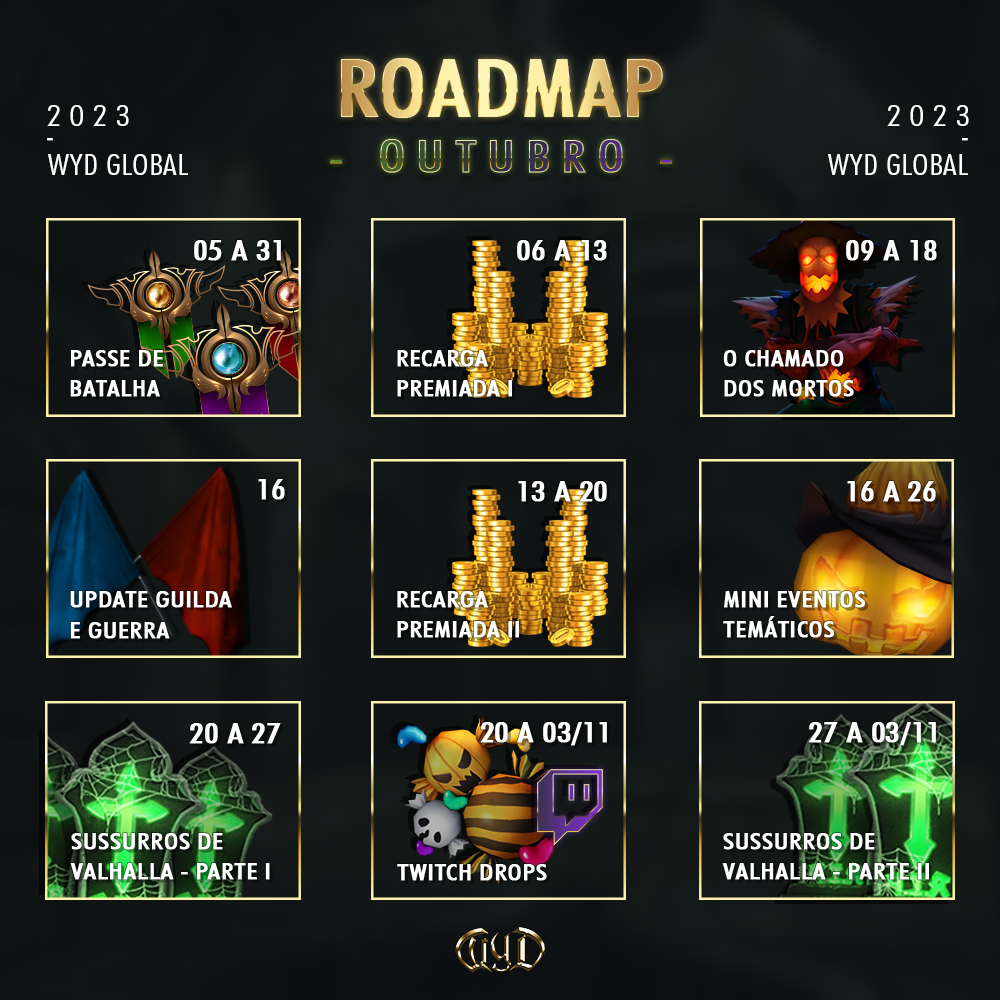 Calendário Outubro Banner