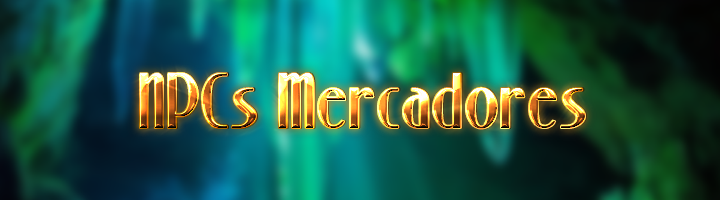 NPCs Mercadores Banner
