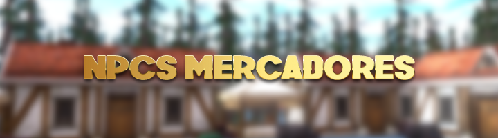 NPCs Mercadores Banner