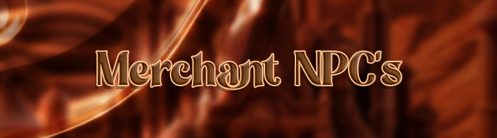 Merchant NPCs Banner