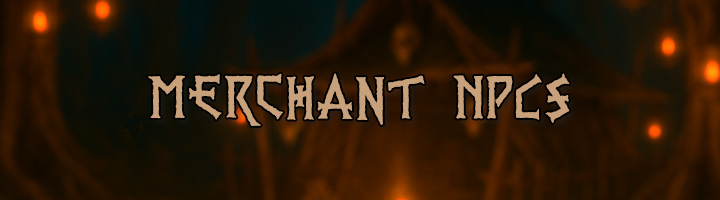 Merchant NPCs Banner