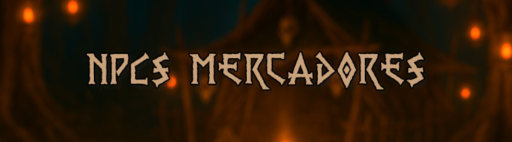 NPCs Mercadores Banner