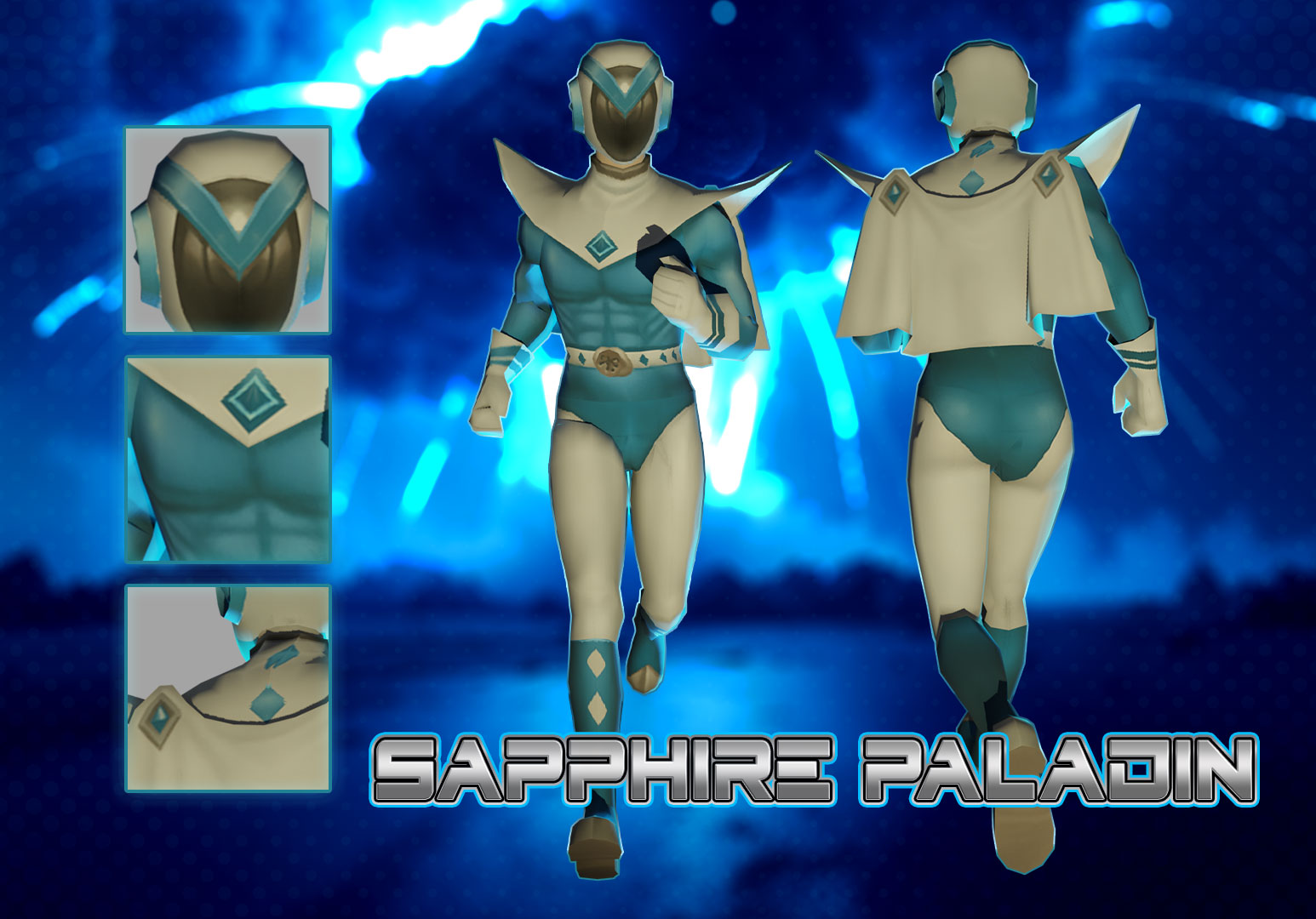Sapphire Paladin (M) Banner