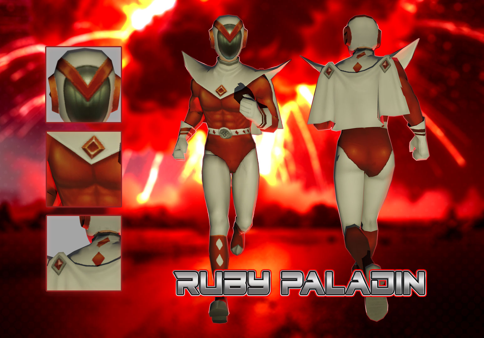 Ruby Paladin (M) Banner