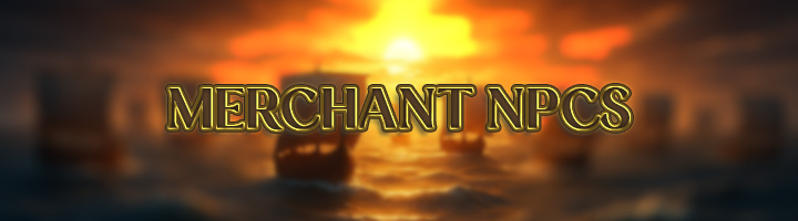 Merchant NPCs Banner