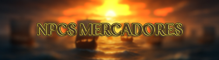 NPCs Mercadores Banner