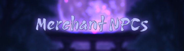 Merchant NPCs Banner