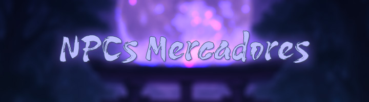 NPCs Mercadores Banner