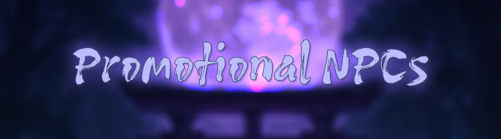 Promotional NPC's Banner