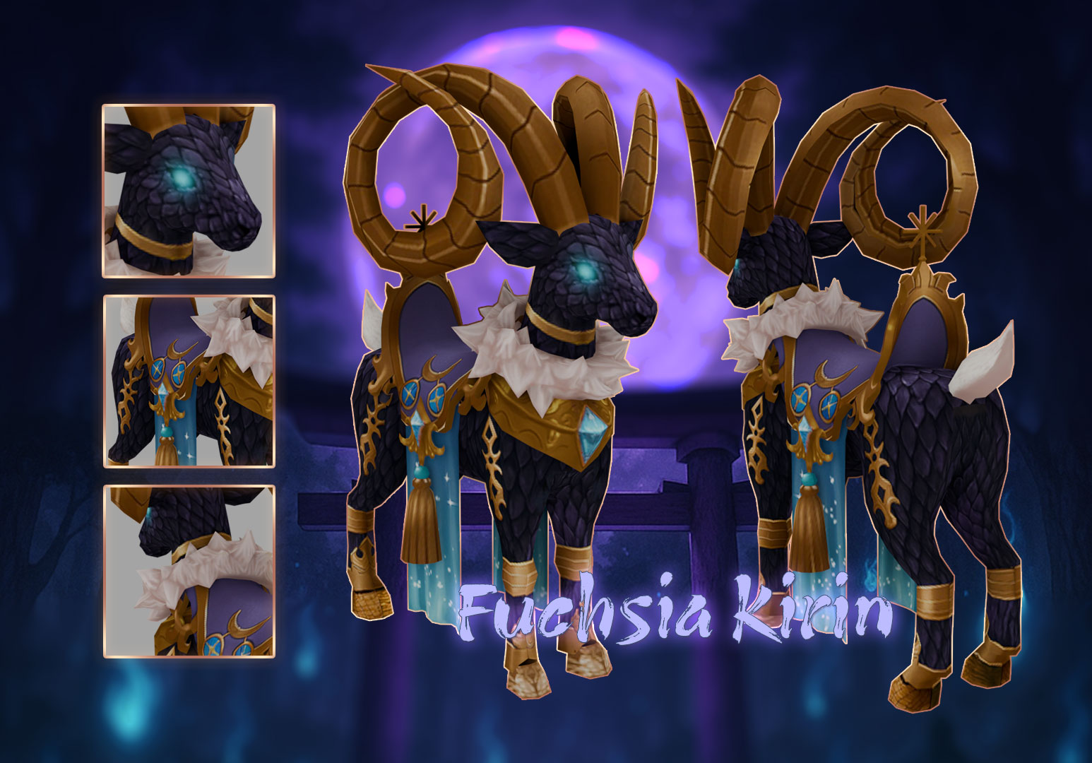 Fuchsia Kirin Banner