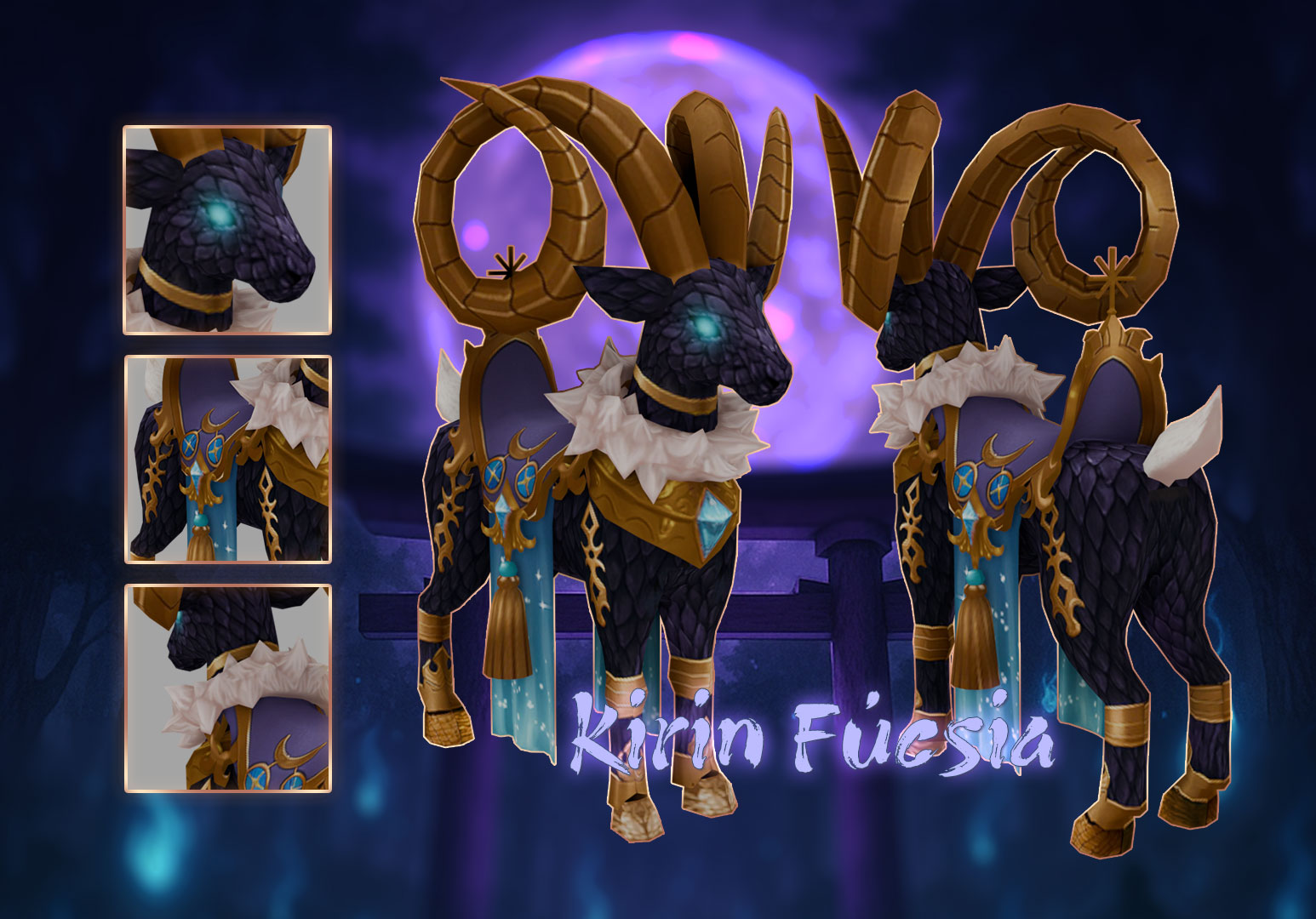 Fuchsia Kirin Banner