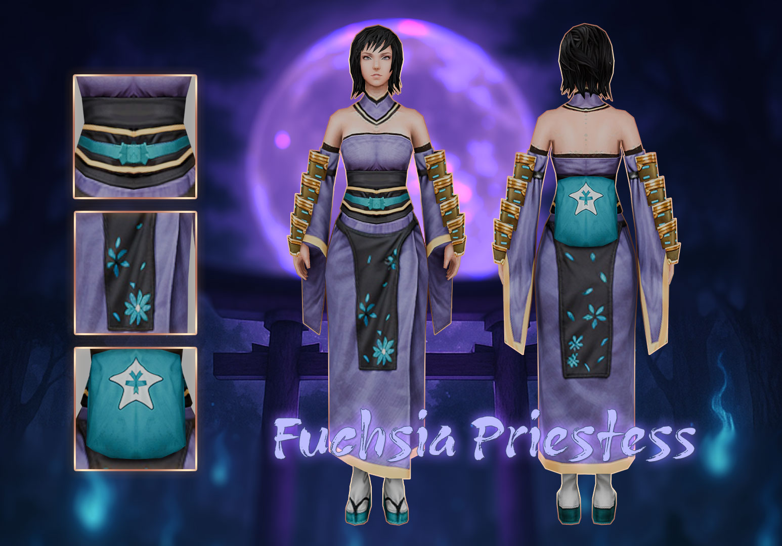 Fuchsia Priestess Banner