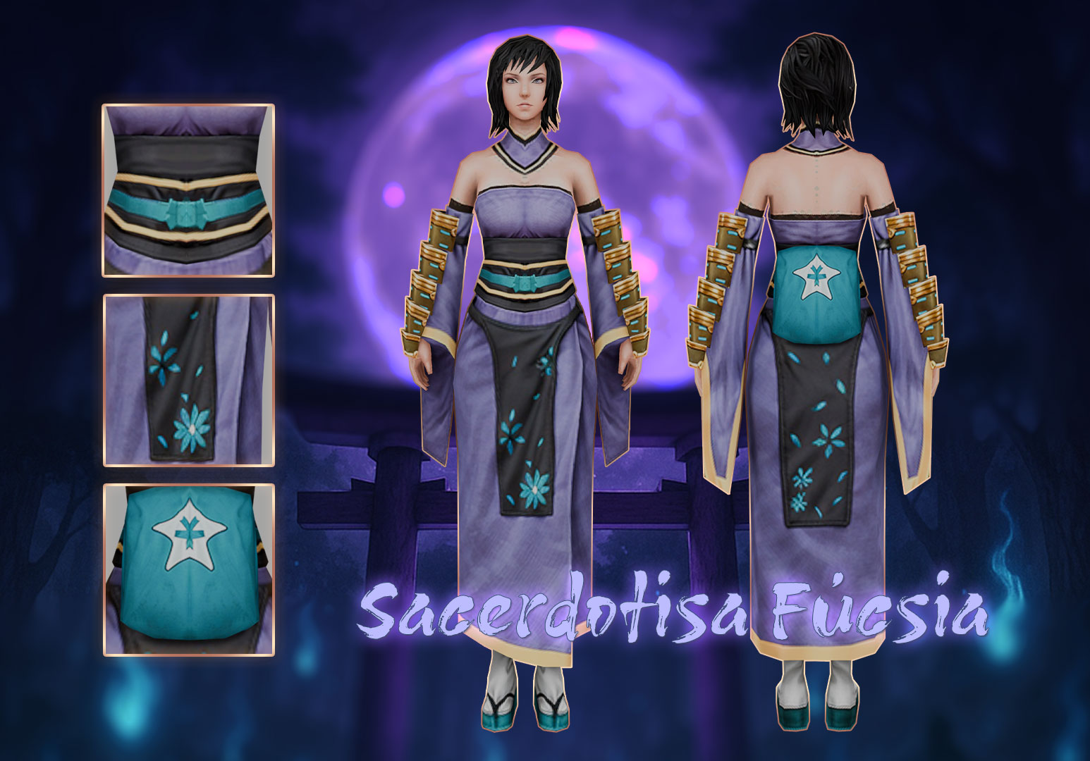 Fuchsia Priestess Banner