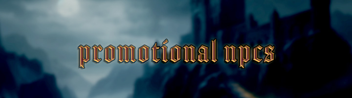 Promotional NPC's Banner