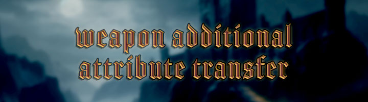 Weapon Additional Attribute Transfer Banner