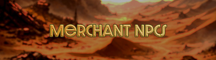 Merchant NPCs Banner